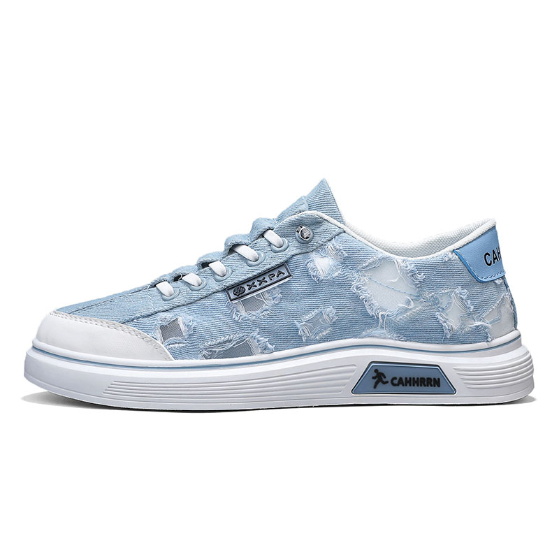 

Износостойкие мужские скейтерские кеды Low Top Captain illy, синий