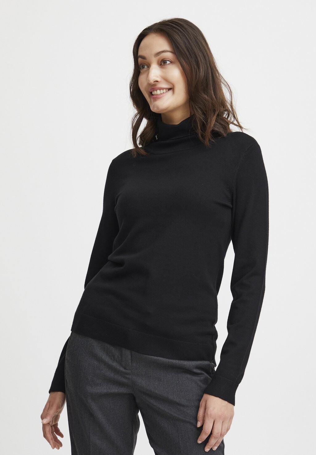 

Вязаный свитер PULLOVER BLUME Fransa, цвет black