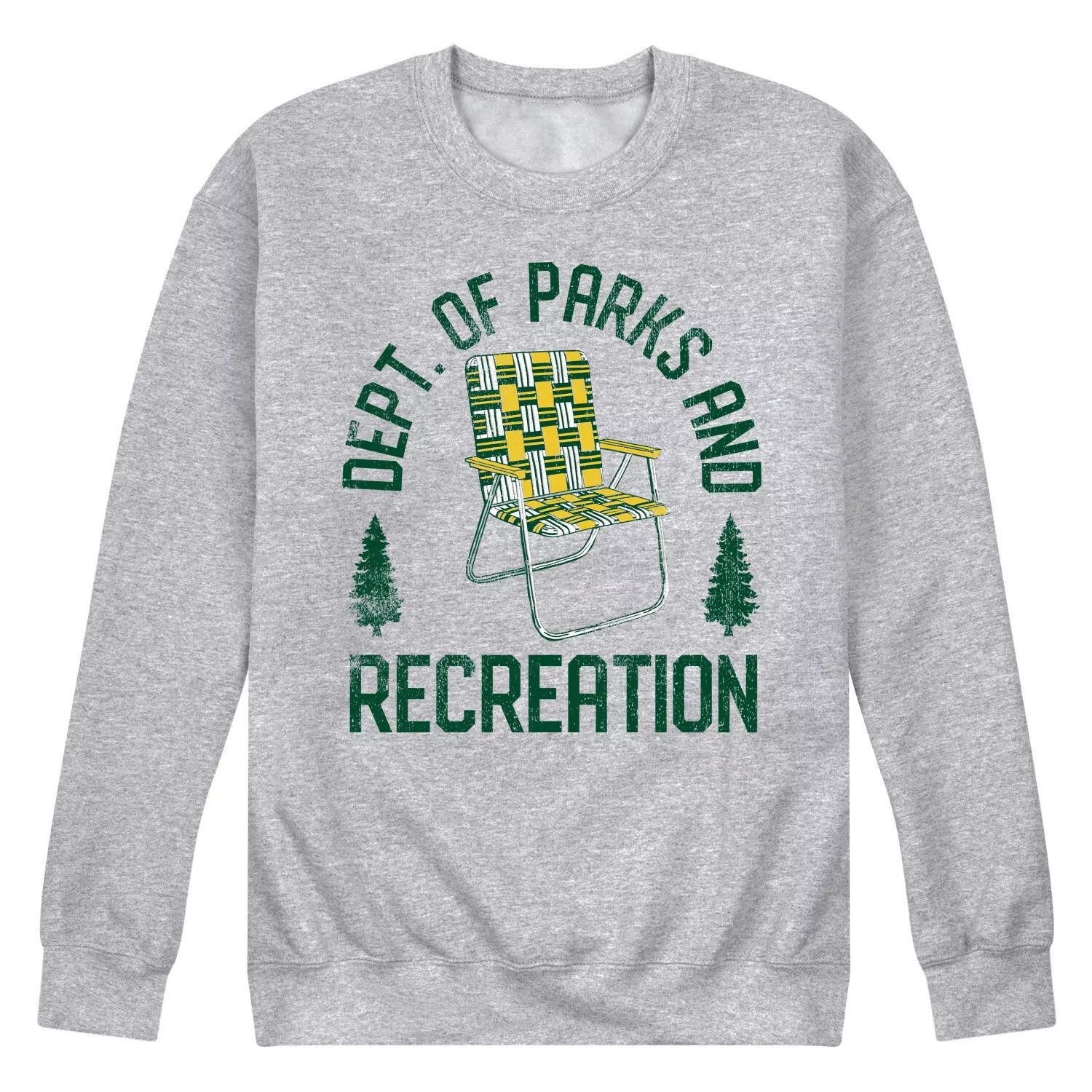 

Мужской свитшот с рисунком Dept Of Parks Recreation Licensed Character
