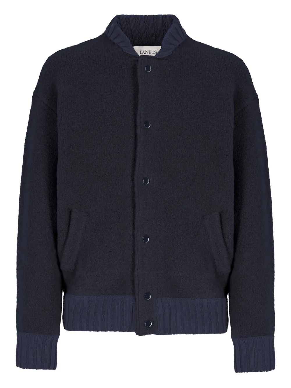 

Бомбер на кнопках Laneus, синий