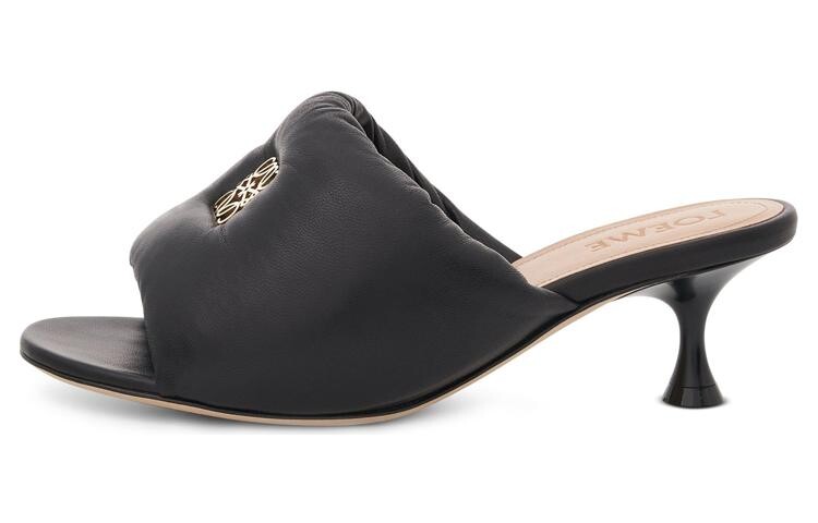 Шлепанцы Loewe Anagram женские, черный