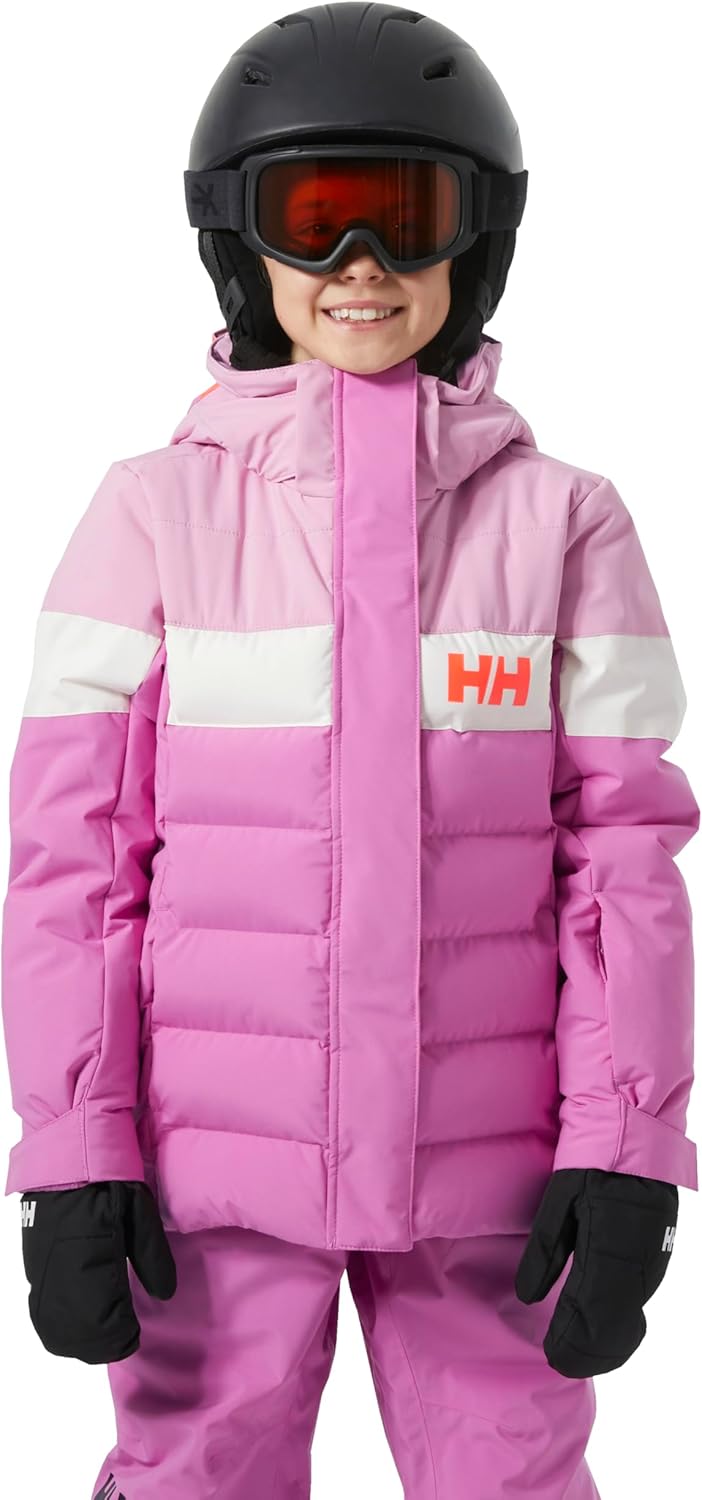 Куртка Helly-Hansen Diamond - детская унисекс, водонепроницаемая, прочная верхняя одежда, легкая экипировка для холодной погоды Helly Hansen, 089 Meta Pink — фото 3