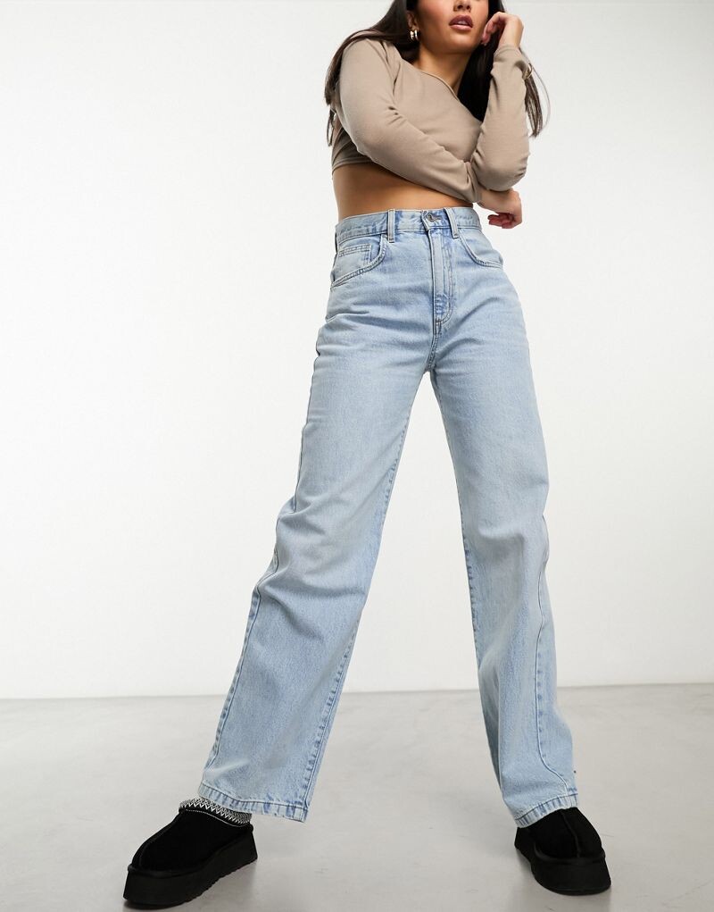 

Свободные прямые джинсы Cotton On в винтажном синем цвете Cotton:On