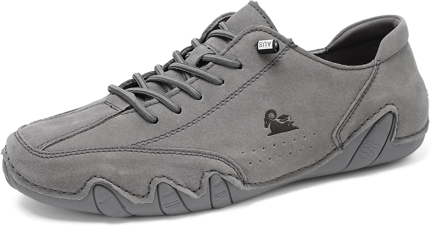 

Мужские Ботинки Baobeijiadao Beck Водонепроницаемые Нескользящие Высокие Ботинки Чукка Ручной Работы из Замши Повседневные Кроссовки, темно-серый