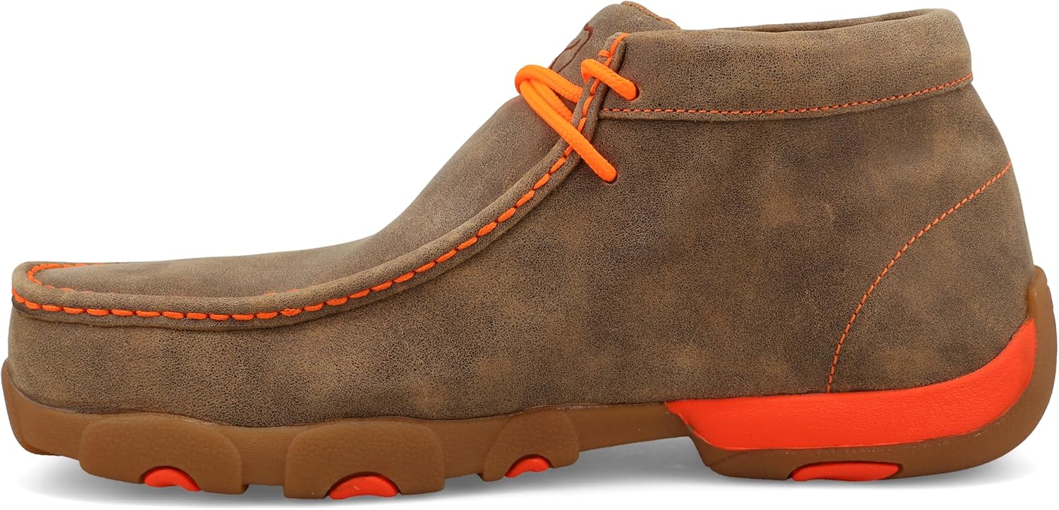 Twisted X Мужские ботинки Chukka с металлическим носком для вождения, оранжевый — фото 2