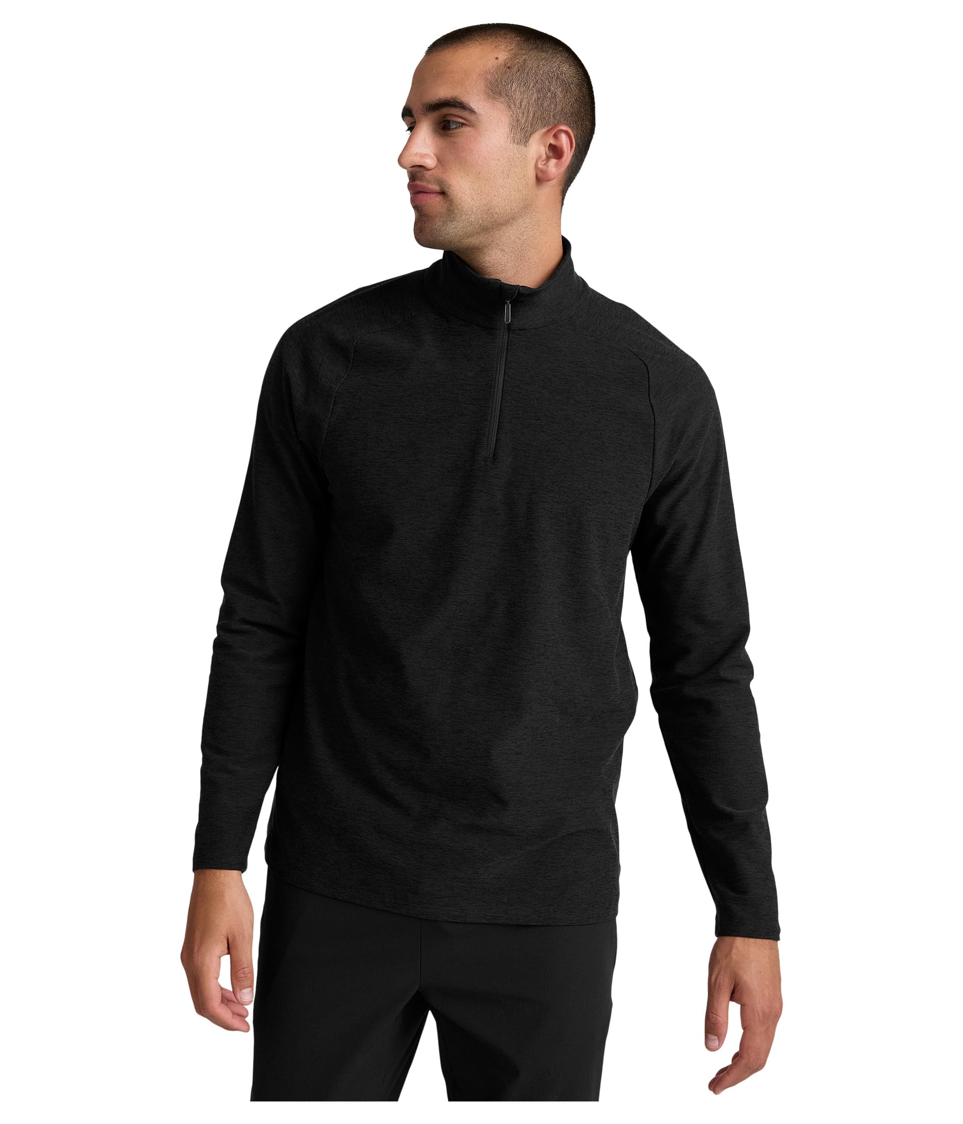

Пуловер Beyond Yoga Spacedye Terrain Quarter Zip Pullover, цвет Darkest Night