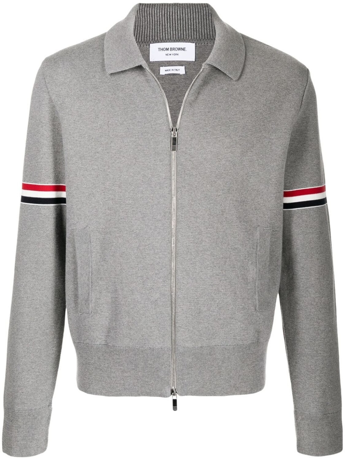 

Thom Browne кардиган с полосками RWB, серый