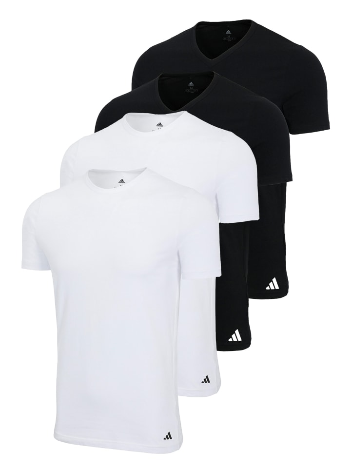 

Майка Adidas Sportswear, черный/белый