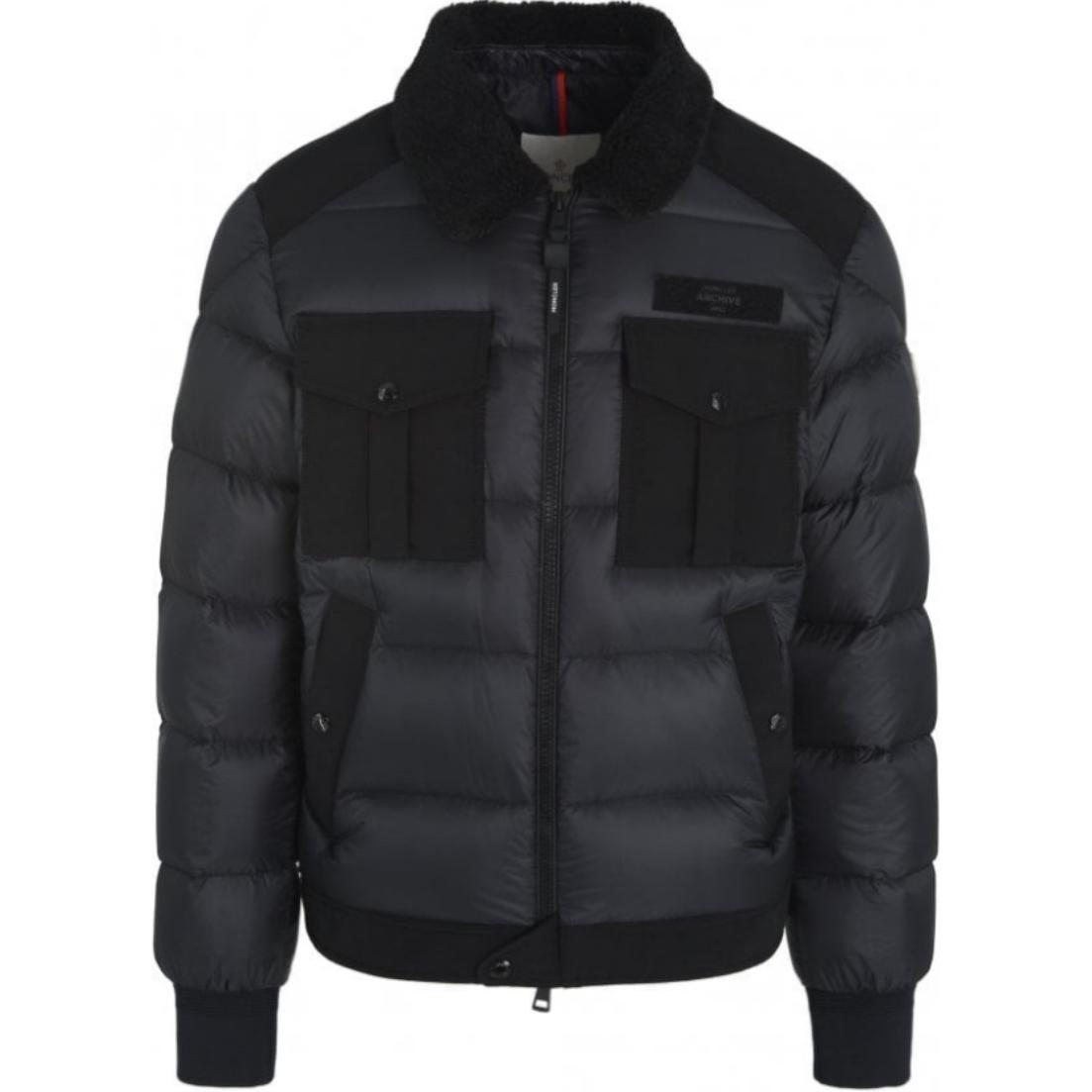 

Moncler Короткая пуховая куртка, Black