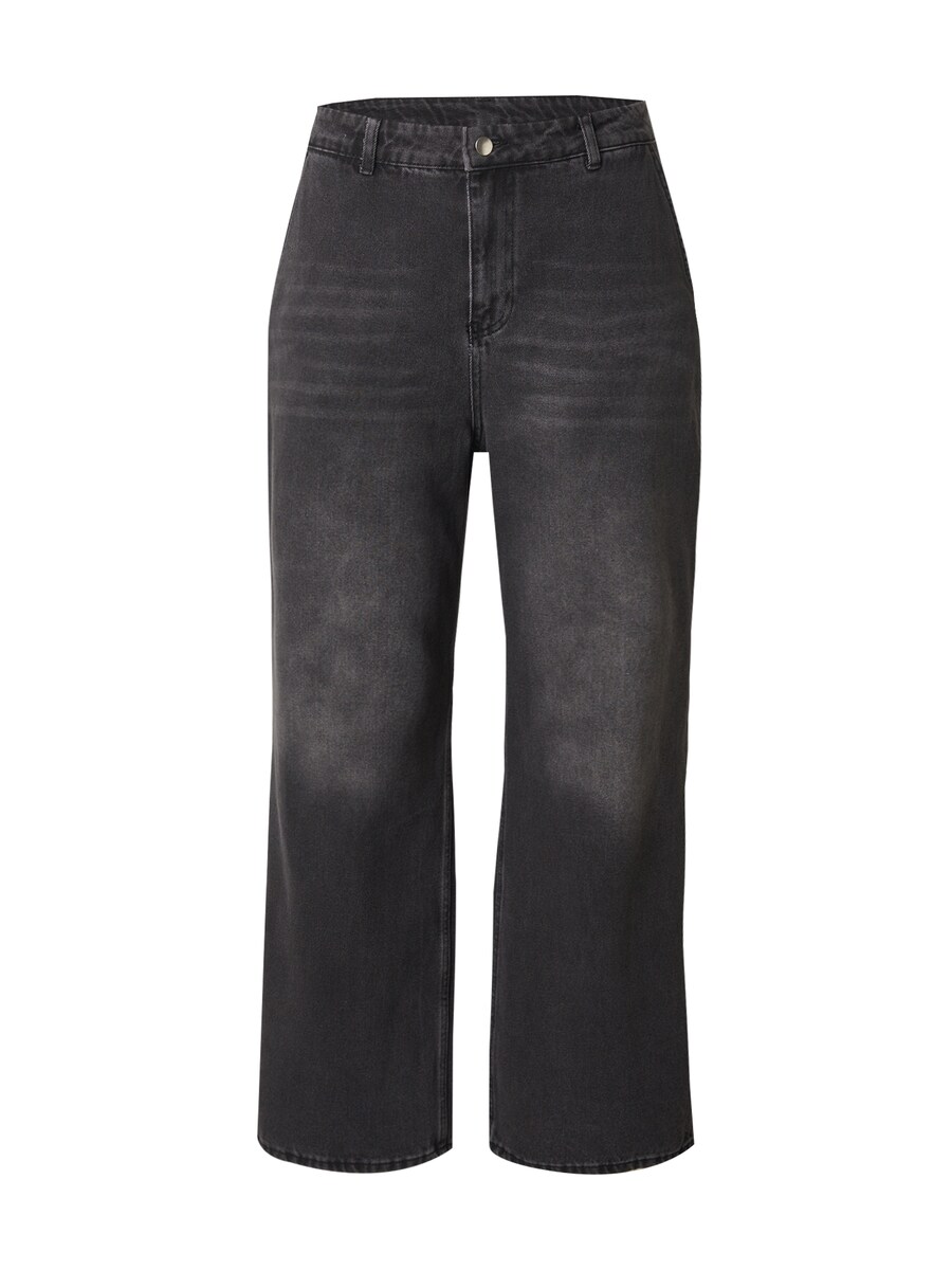 

Джинсы с широкими штанинами Trendyol Curve, антрацит