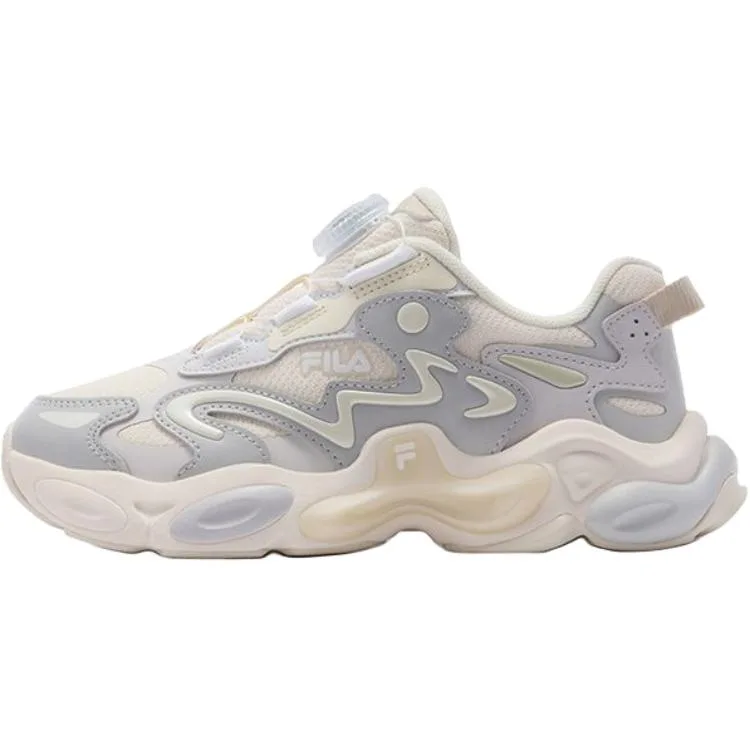 Кроссовки ARTIST 6 AMBER для детей с поддержкой и дышащим верхом FILA KIDS, Milk White/Lunar Rock Gray-WA