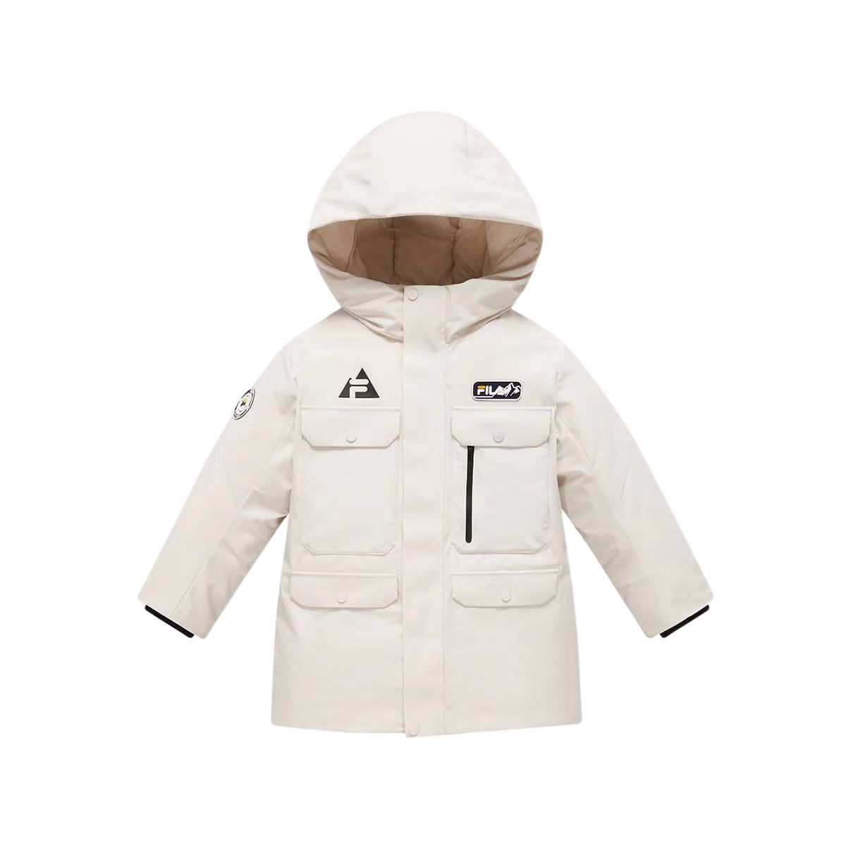 

Пуховик antarctic gray для подростков FILA KIDS, серый