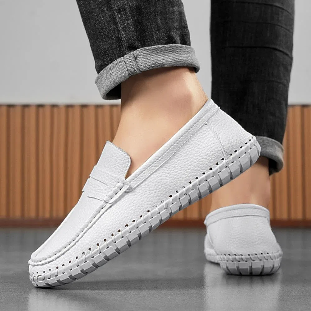 Мокасины мужские Asifn Loafers, белый — фото 2
