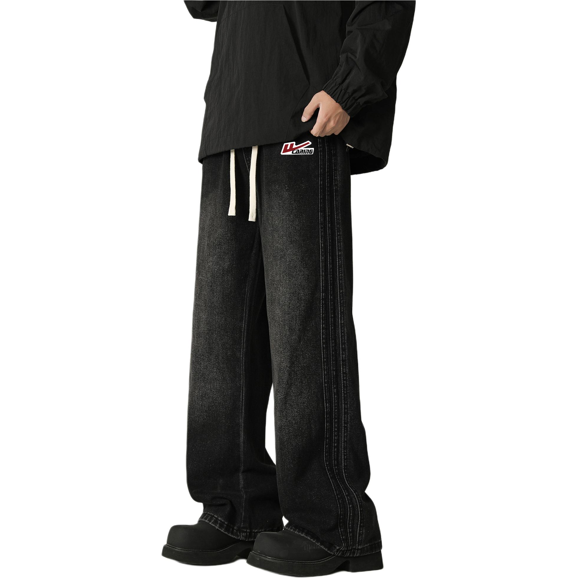 

Джинсы Unisex Moderate Straight Fit WARRIOR, stone-washed серый (diy badge)