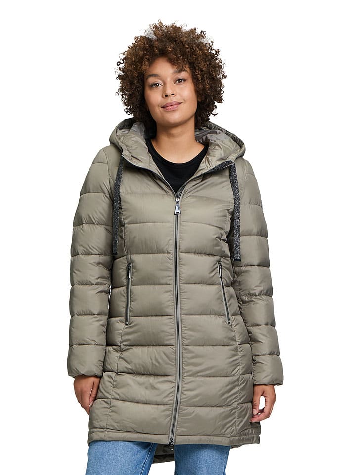 

CARTOON Стеганое пальто зеленого цвета