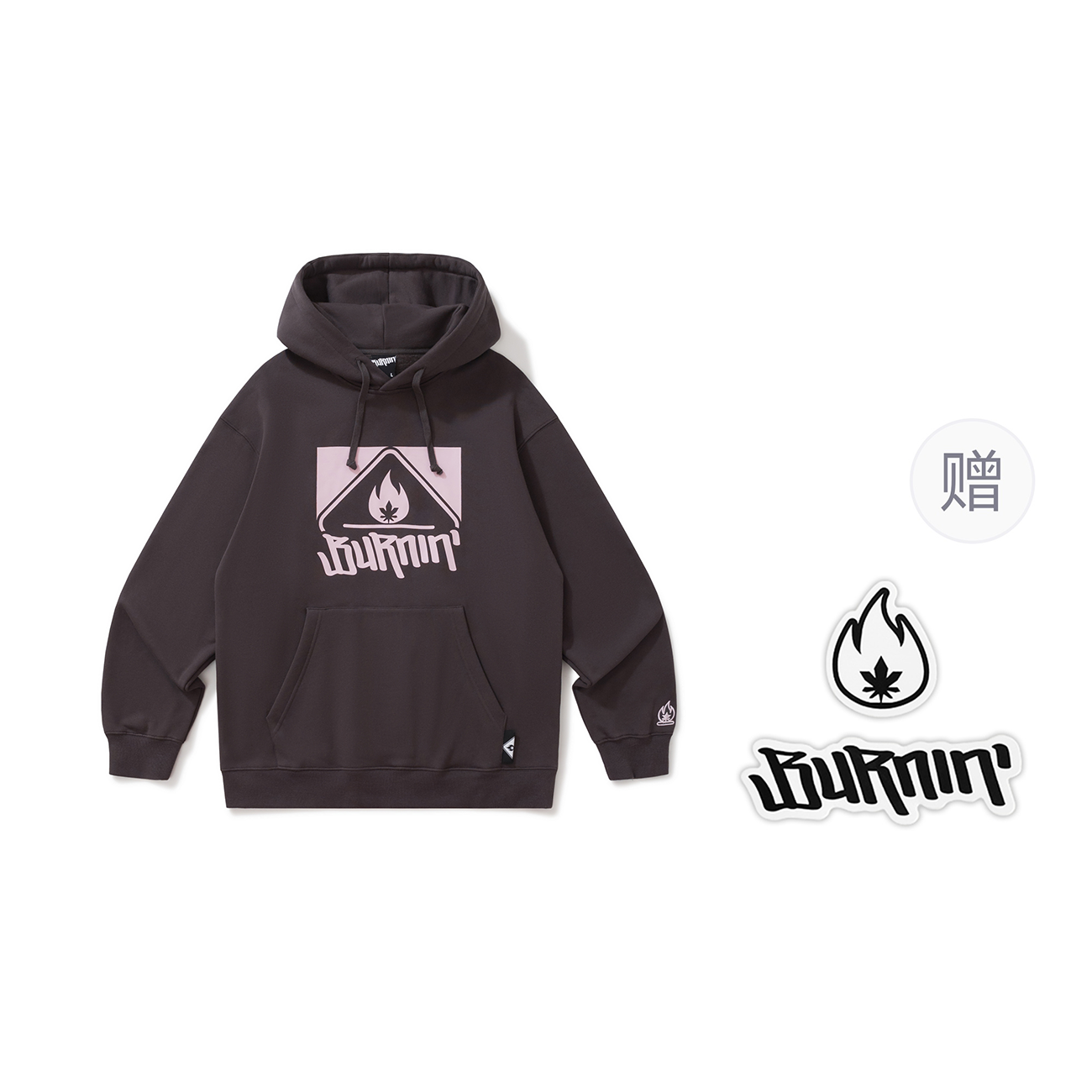 

Свитшот унисекс BURNIN, Tie-Dye White