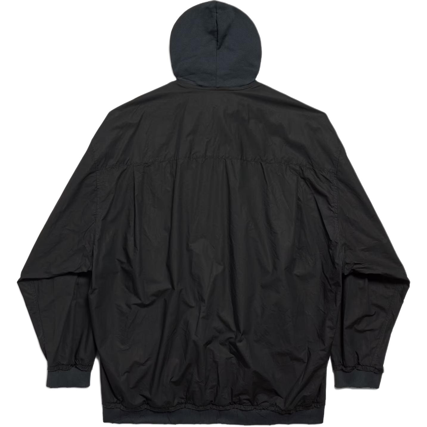 Balenciaga Куртка свободного кроя мужская черная, Black — фото 3