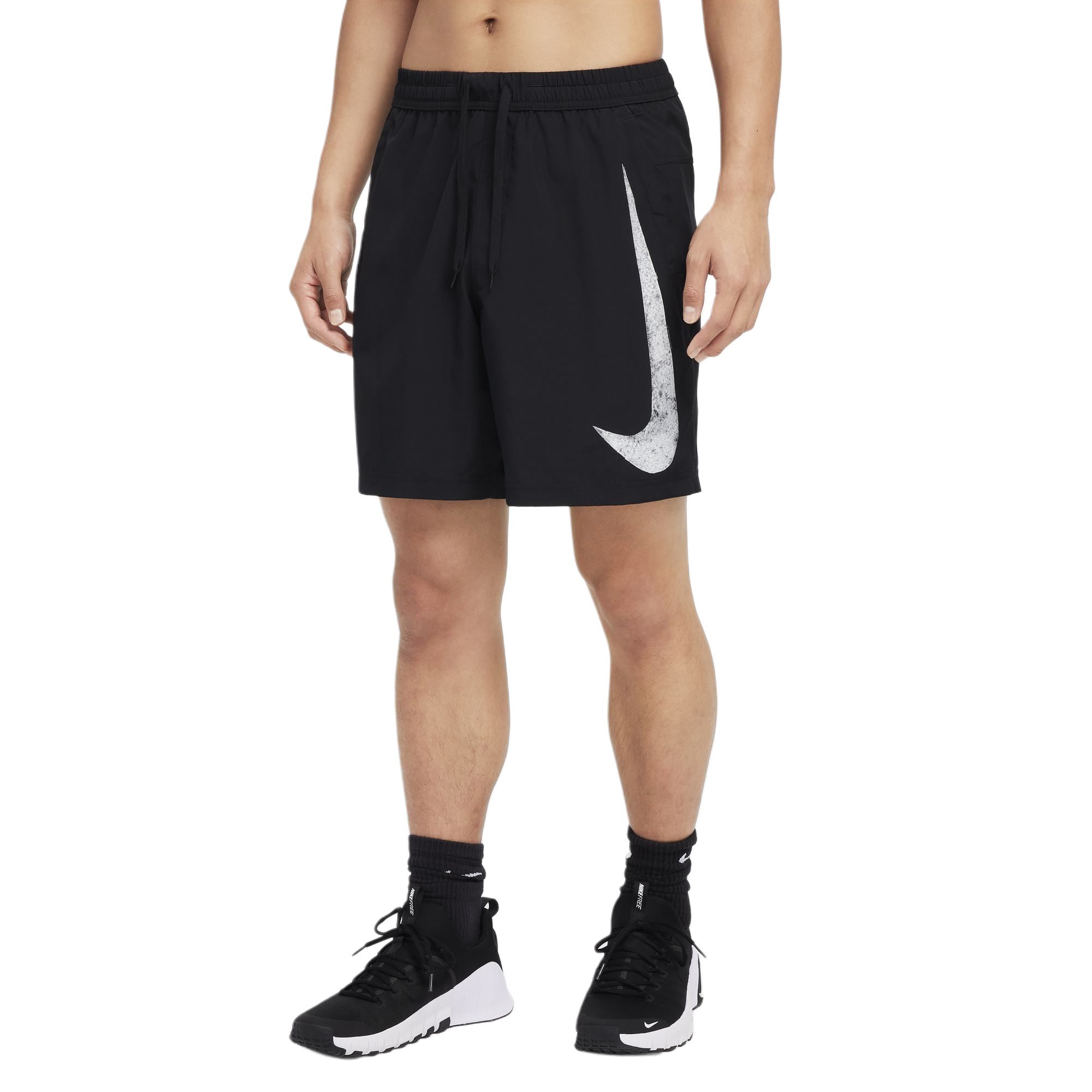 

Футболка DRI-FIT FORM Casual Мужская Черно-белая Nike