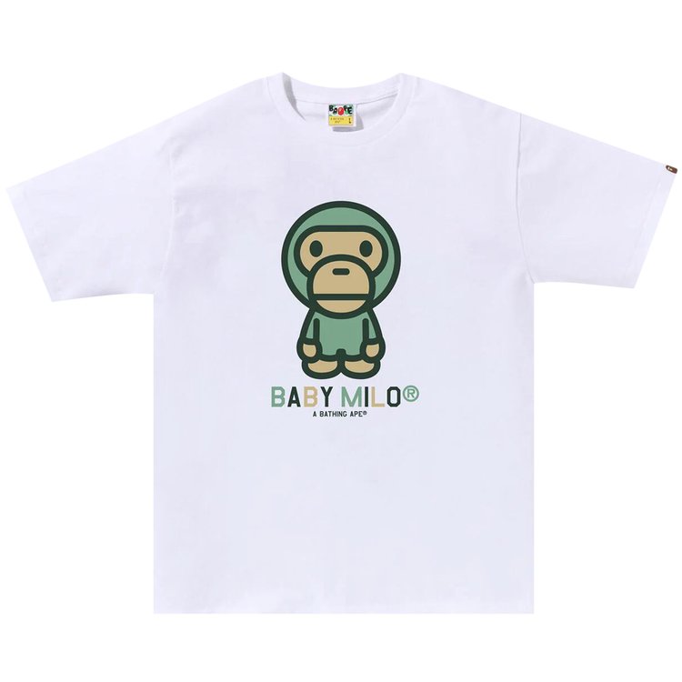 

Футболка BAPE Colors Baby Milo 'White', белый