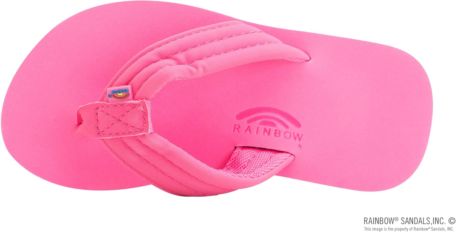 Детские сандалии Rainbow Sandals Grombow с мягкой резиновой подошвой, неопрена ремешком и задним ремешком, розовый — фото 3