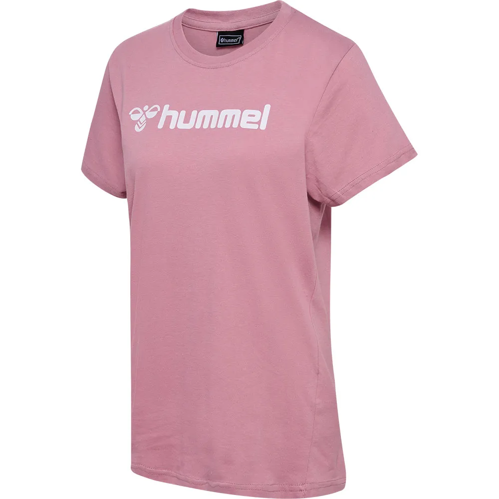 

Футболка с коротким рукавом Hummel Mover Cotton, розовый