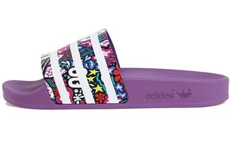 

Шлепанцы женские серии ADILETTE фиолетовые Adidas Originals
