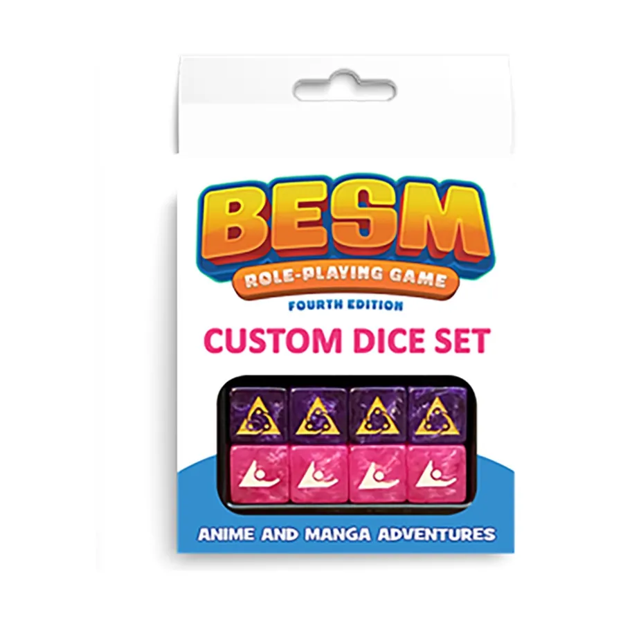 

Набор кубиков БЭСМ (8), BESM Role Playing Games (Big Eyes, Small Mouth) 4th Edition (Dyskami Publishing)
