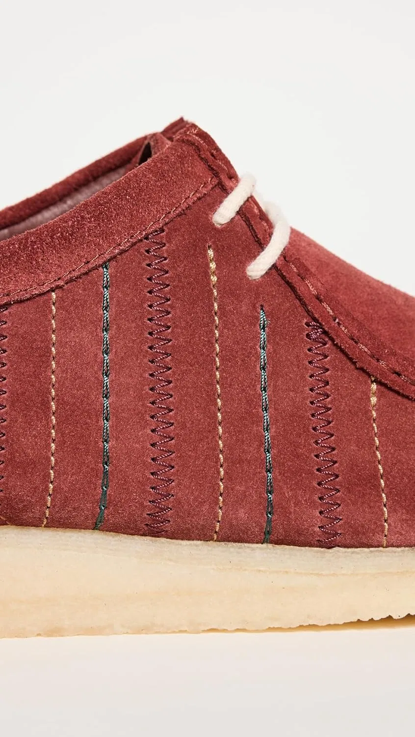 Оксфорды Clarks, бордовый комби — фото 4