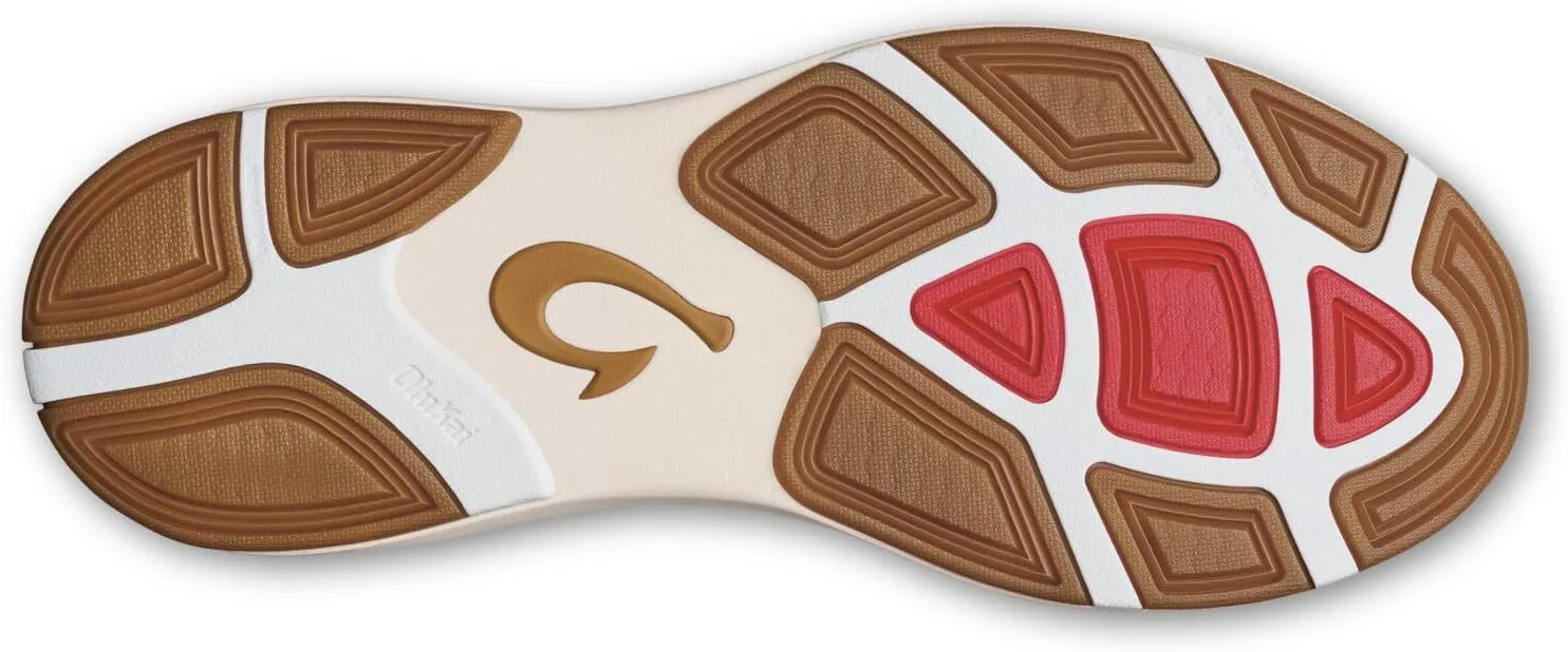 

Мужские повседневные спортивные кроссовки OLUKAI Mio Li, универсальные и стильные, дышащая и комфортная сетка, амортизированная поддержка свода стопы и надежная посадка, ярко-белый/красный