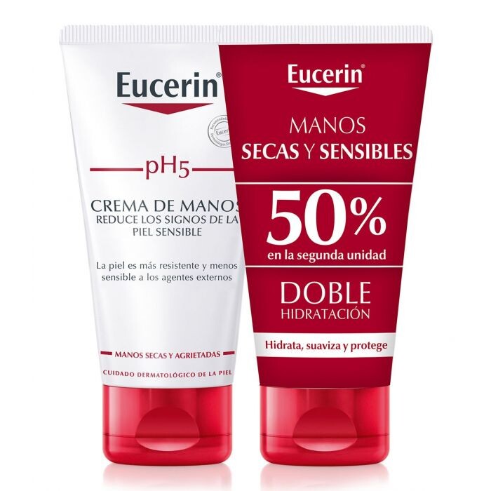 

Крем для рук Crema Manos pH 5 Eucerin, 2 x 75 ml