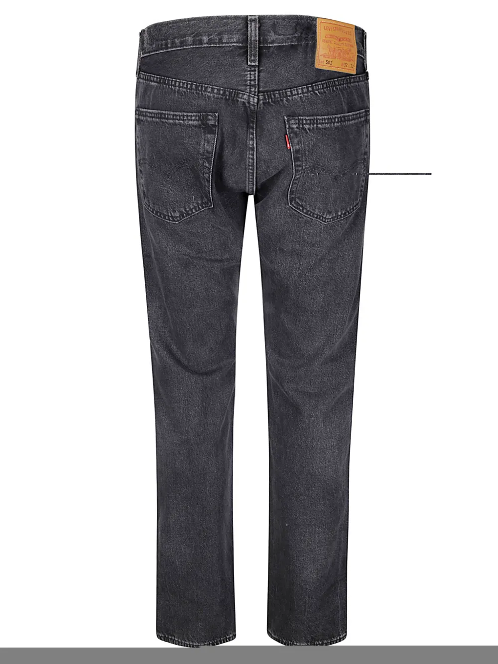 501 джинсы прямого кроя на пуговицах Levi's, черный — фото 2