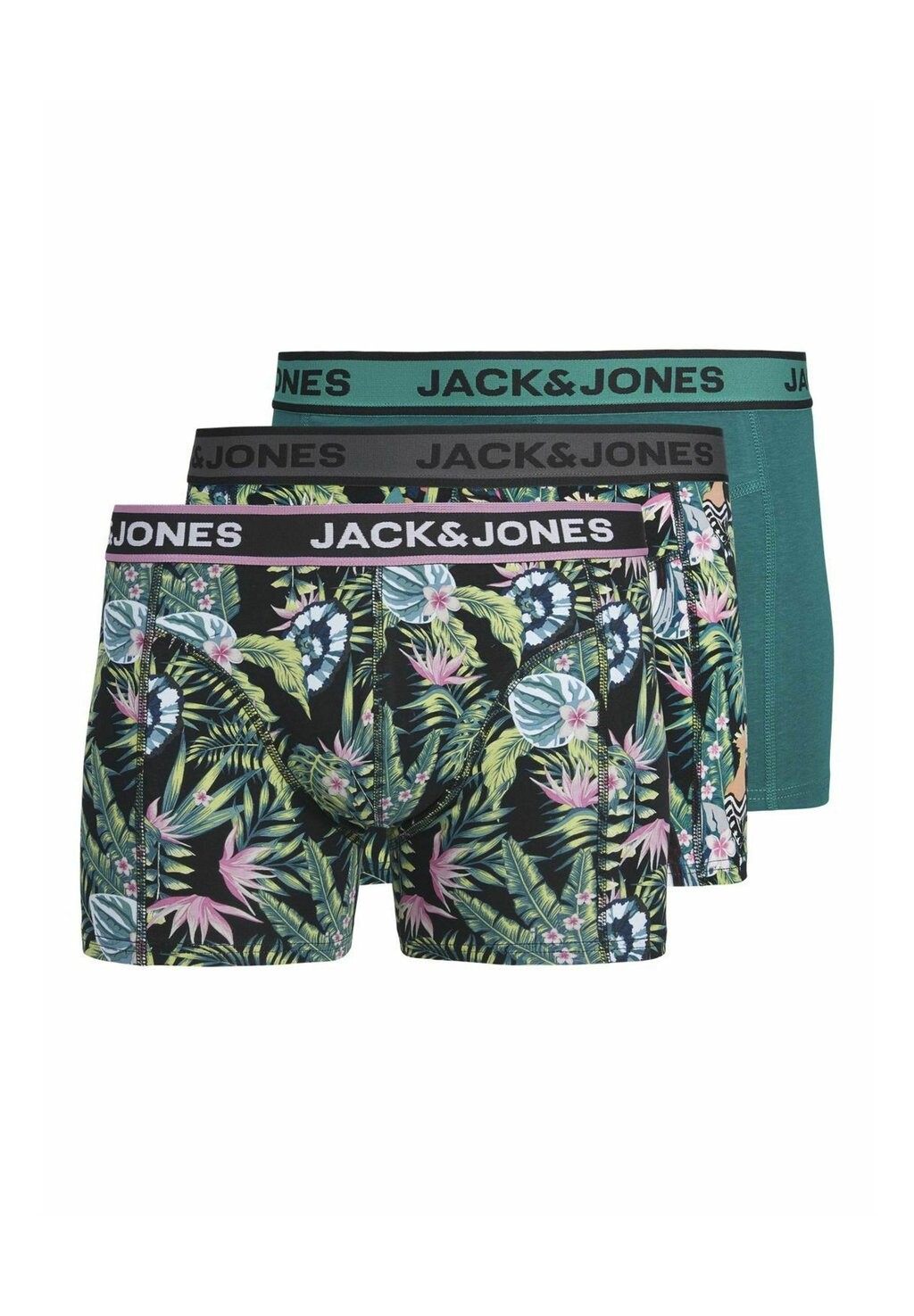 

Трусы 3ER-PACK Jack & Jones, зеленый