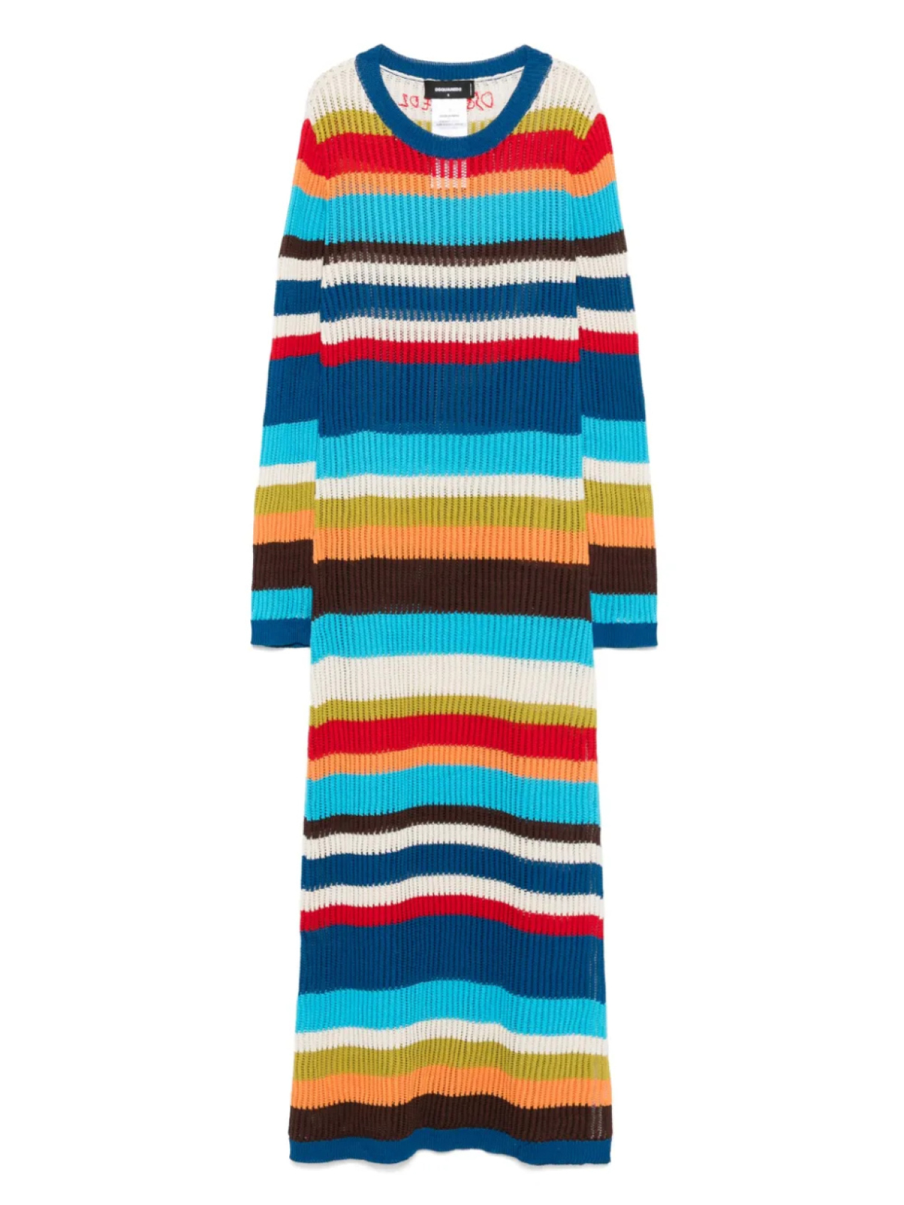 

DSQUARED2 трикотажное макси-платье, синий