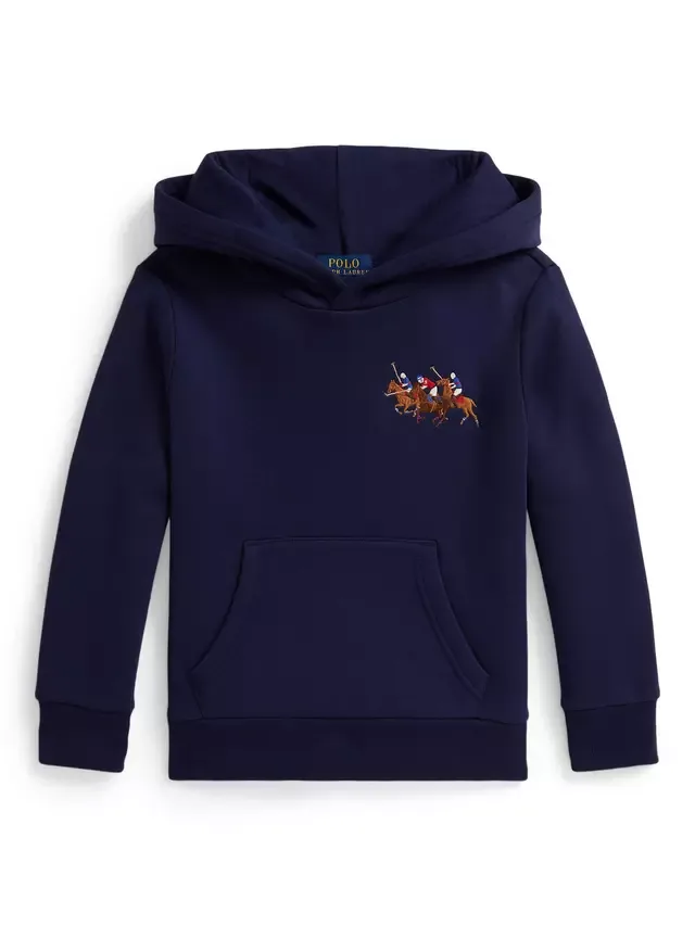 Детская флисовая толстовка-поло, цвет Newport Navy Ralph Lauren