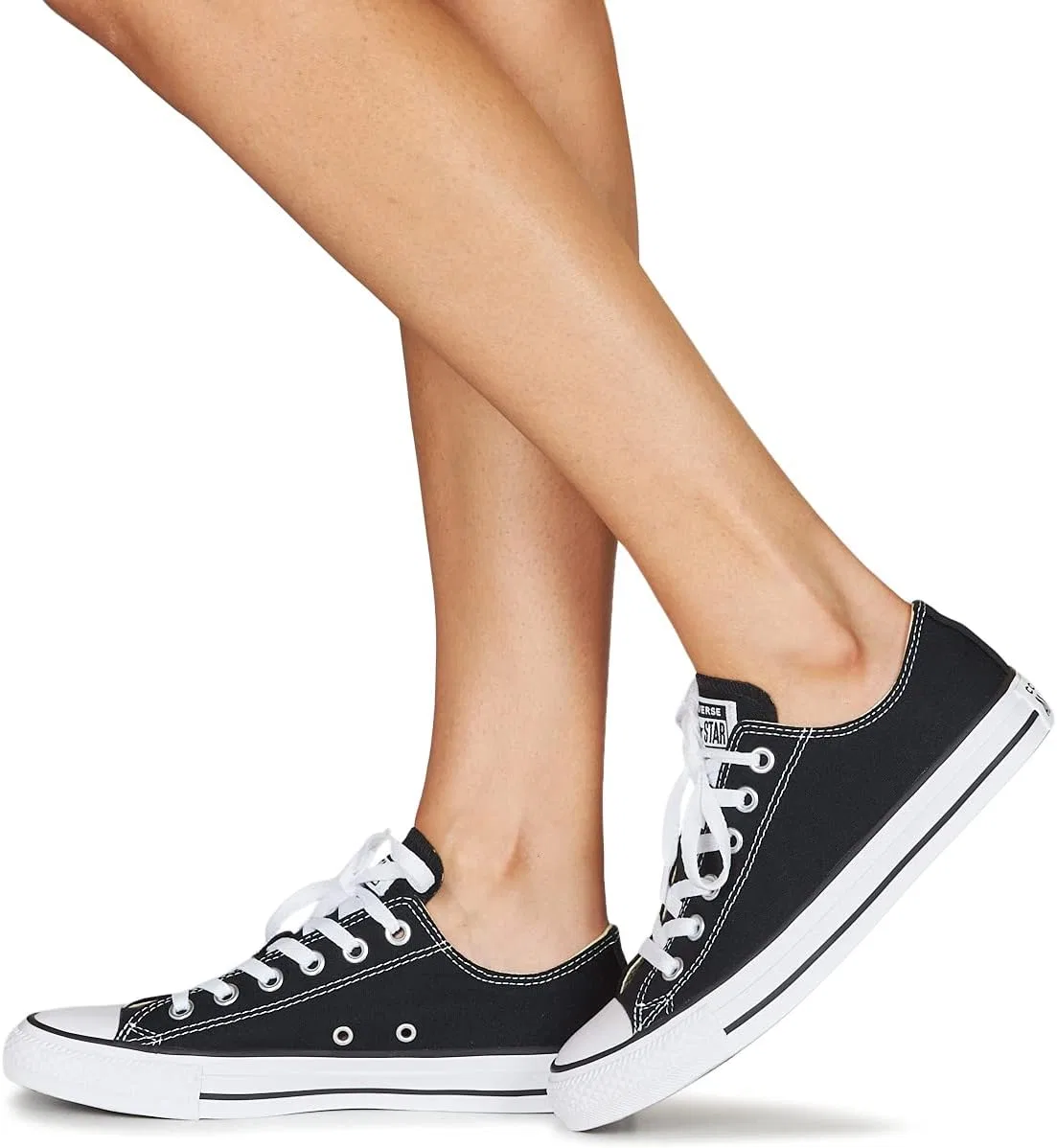 Мужские кроссовки Converse Chuck Taylor AS Low, 3-Schwarz (Black/White) — фото 2