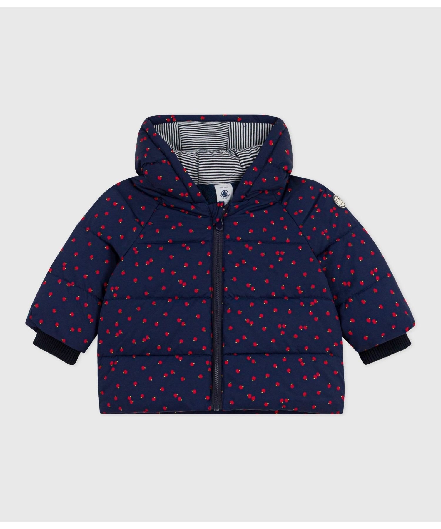 Стеганая куртка PETIT BATEAU, Blue/Off White