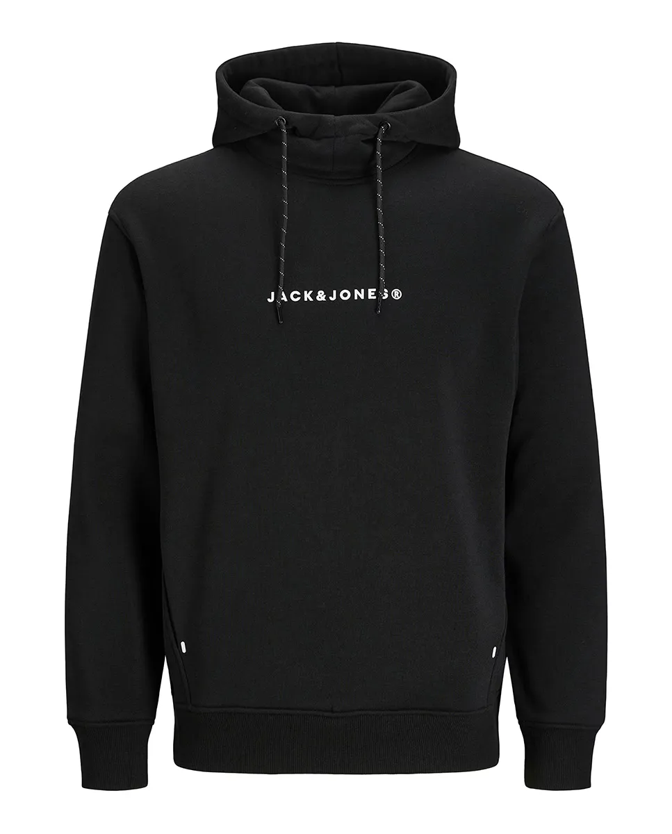 

Мужская однотонная толстовка с длинными рукавами Jack & Jones, черный