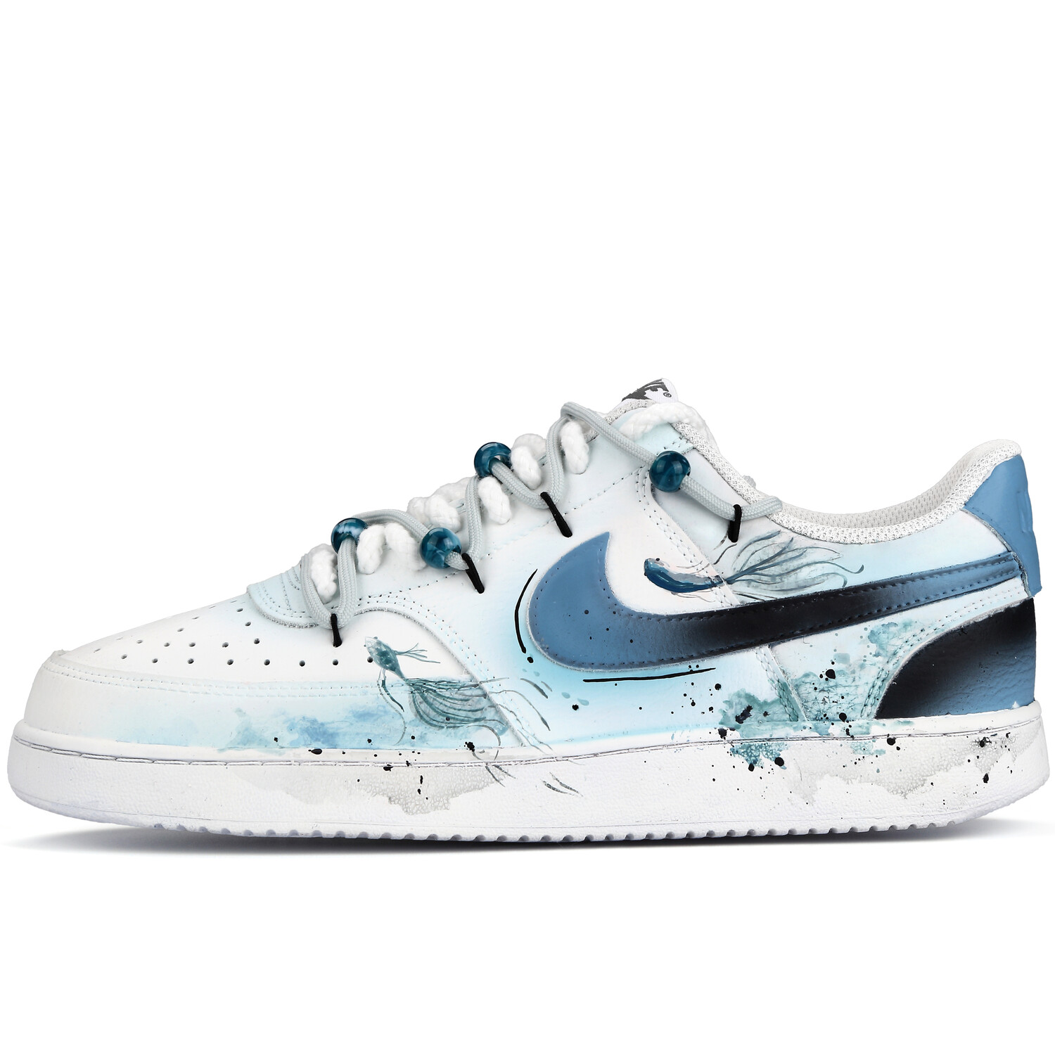 

Кроссовки Nike Court Vision 1 Skateboarding Shoes Men Low-top, синий