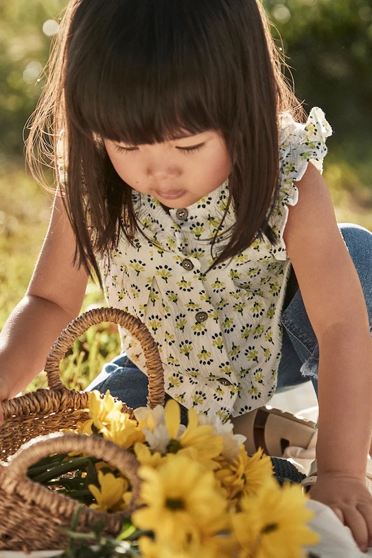 

Детская хлопковая блузка Mayoral, зеленый