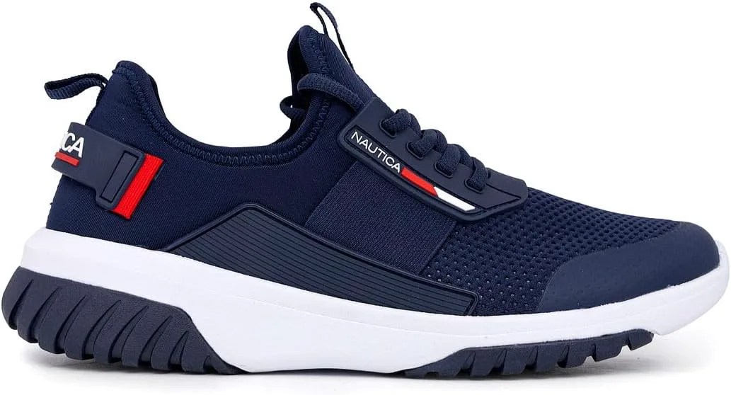 Мужские кроссовки Nautica: спортивные, удобные, повседневные обувь на шнуровке для ходьбы, белый — фото 4