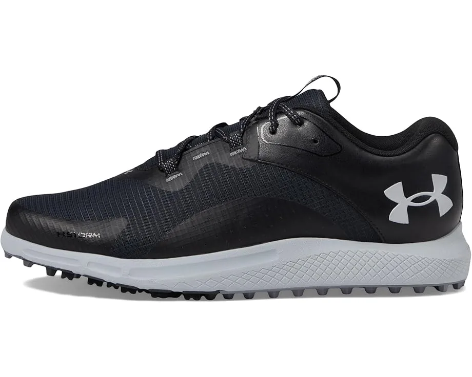 Кроссовки Under Armour Charged Draw 2 Spikeless, Black/Black/Mod Gray — фото 4