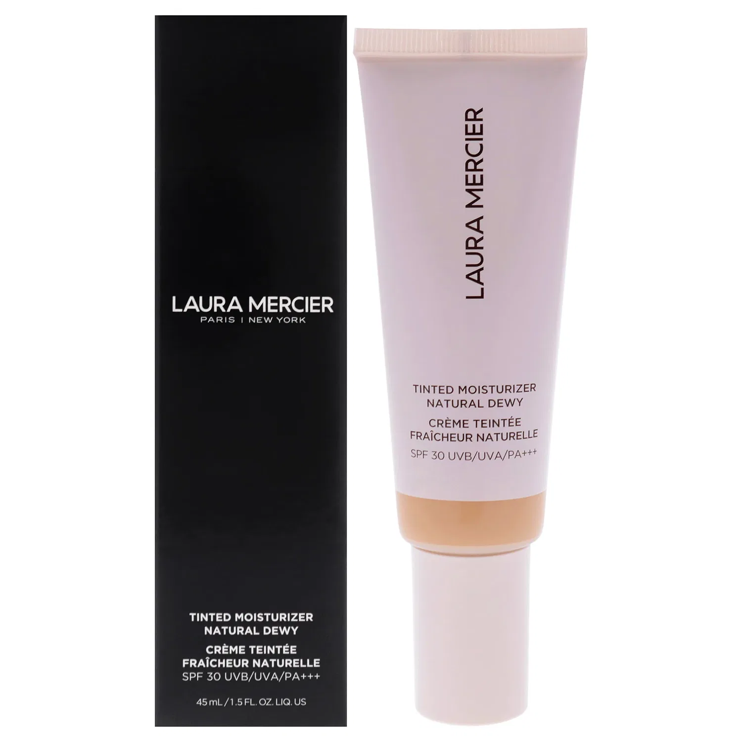 Увлажняющий тонирующий крем с эффектом сияющей кожи, SPF 30 - 2W Citrine от Laura Mercier для женщин - 42 г (1,5 унции), коричневый