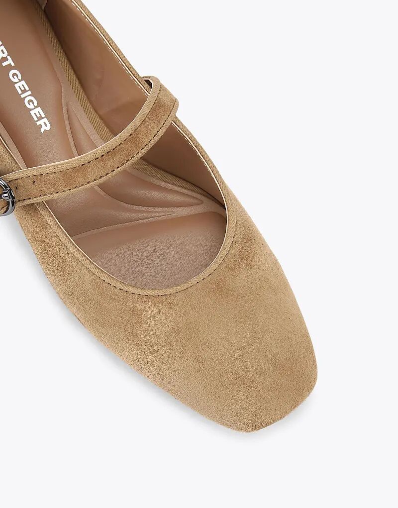 Балетки KG Kurt Geiger Nina ballets in camel suede — фото 3