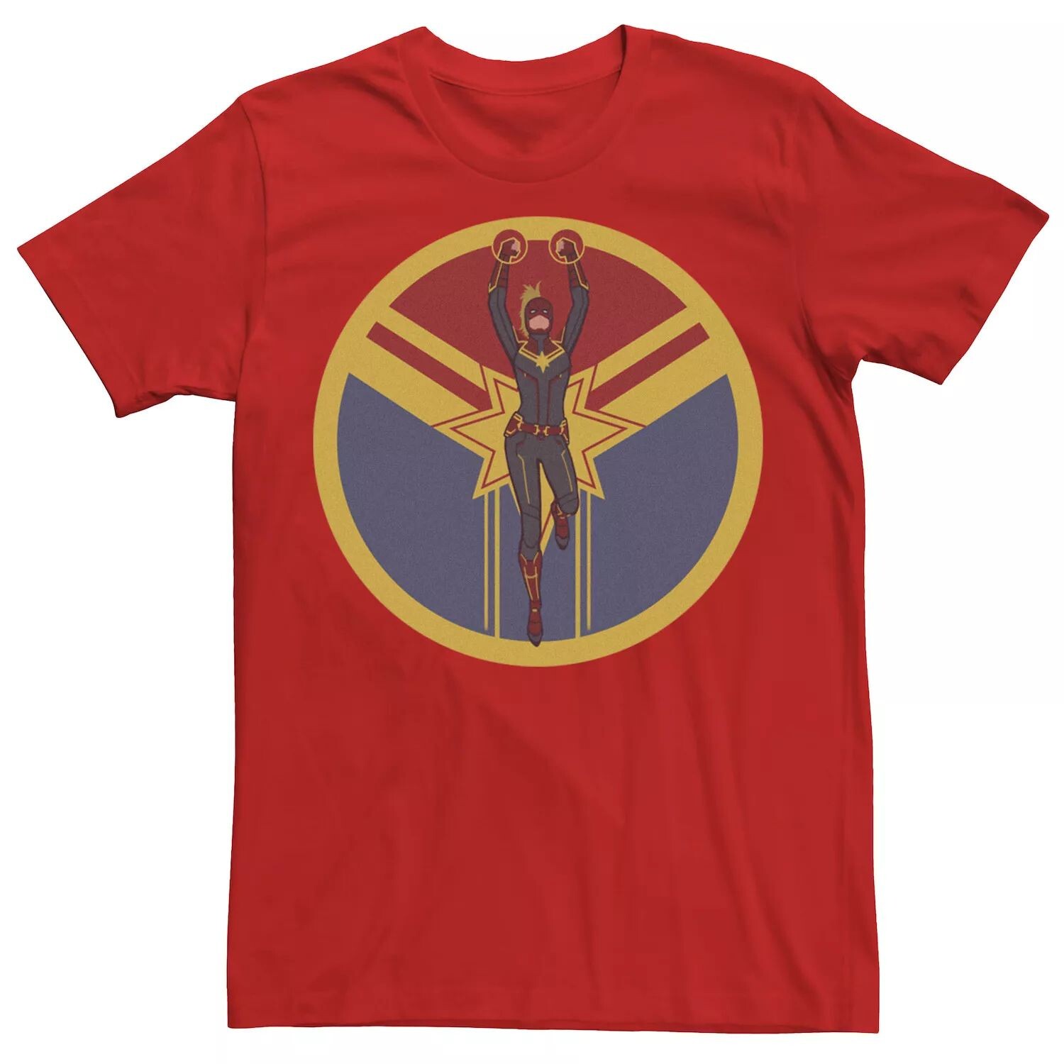 

Мужская футболка с логотипом и графическим рисунком «Мстители: Финал» Captain Circle Marvel