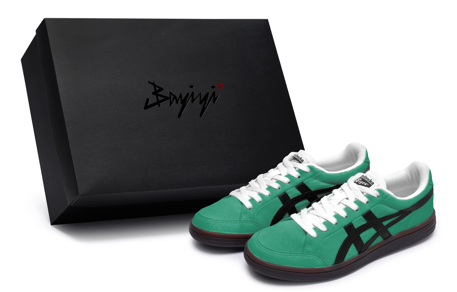 

Onitsuka Tiger Advanti скейтборд обувь унисекс низкие черно-зеленые, цвет Green Black