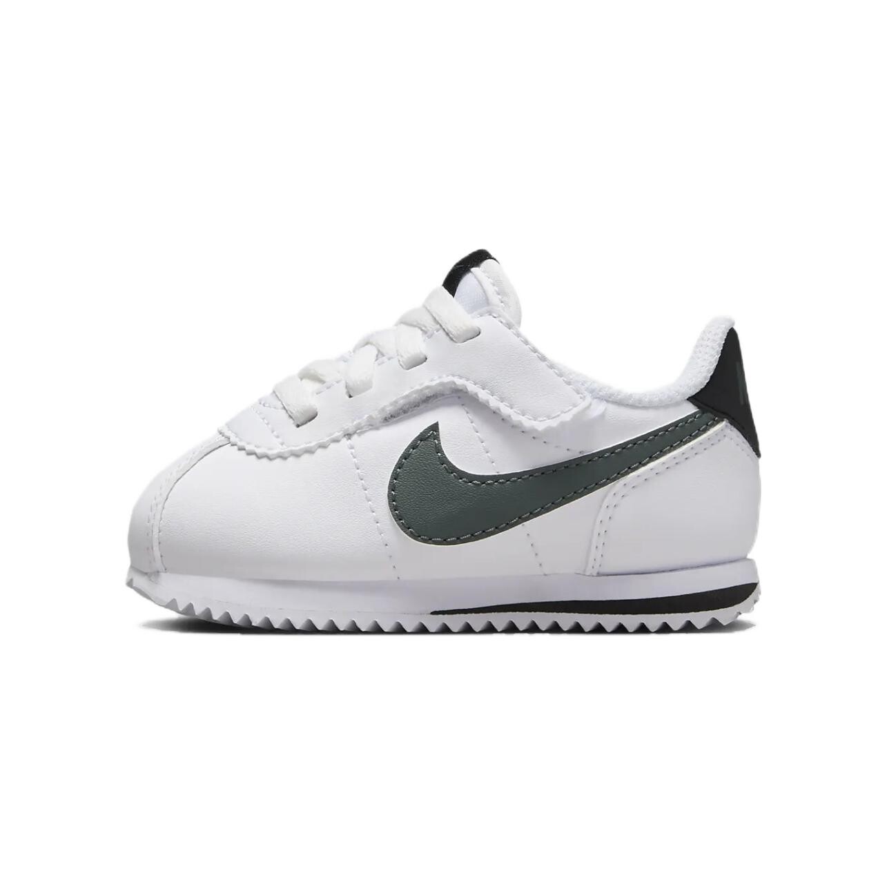 

Кроссовки Nike Cortez Kids Lifestyle Shoes TD Low-top White/green, белый/черный/зеленый