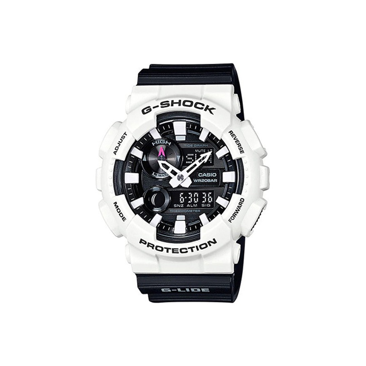 

G-SHOCK Часы G SHOCK Quartz Movement Resin Strap Watch Men's Watch Black Dial, Black Dial White Watch Case