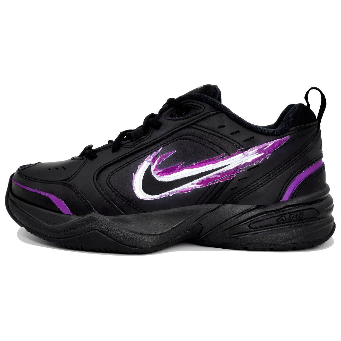 

Кроссовки Nike Air Monarch 4 Chunky Sneakers Unisex Low-top Purple, черный
