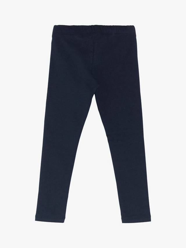 Детские легинсы из органического хлопка с начесом Lindex, Blue — фото 2