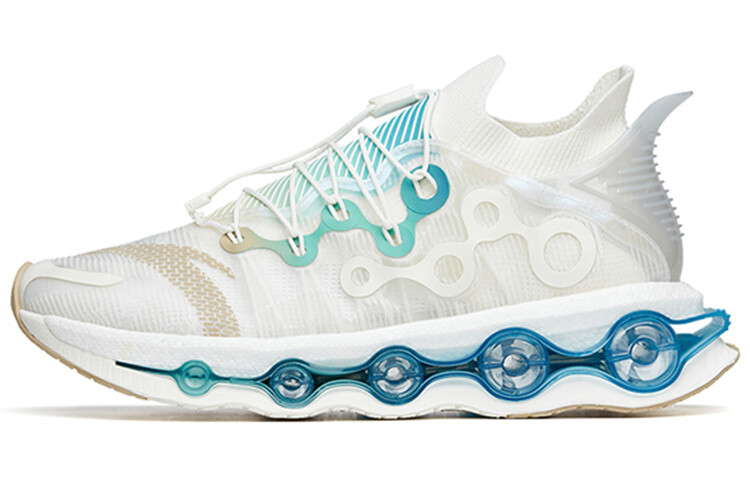 

Коллекция Running Кроссовки мужские с низким верхом Ivory White/Silver/Youth Green Anta